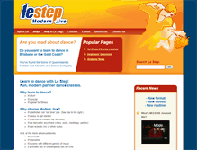 Tablet Screenshot of lestep.com.au